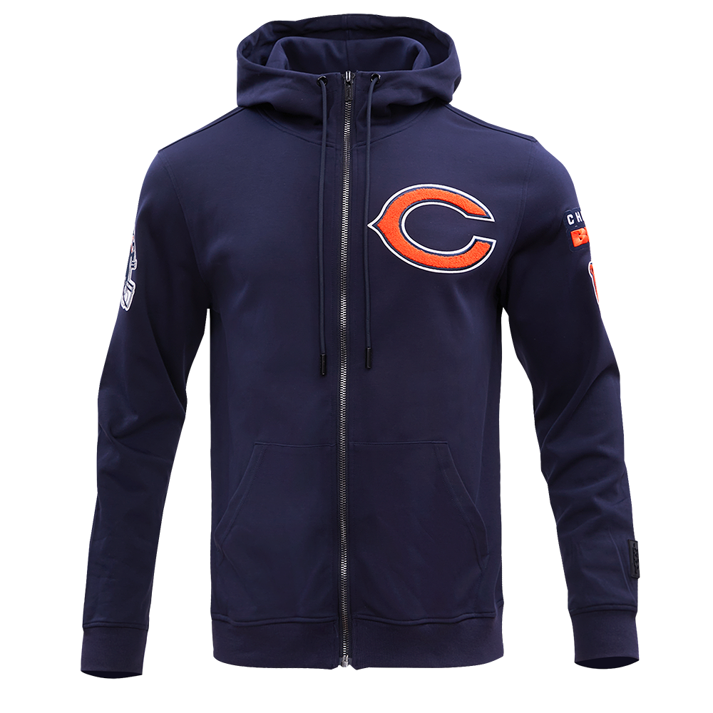 SUDADERA CON CIERRE NFL CHICAGO BEARS CLASSIC CHENILLE