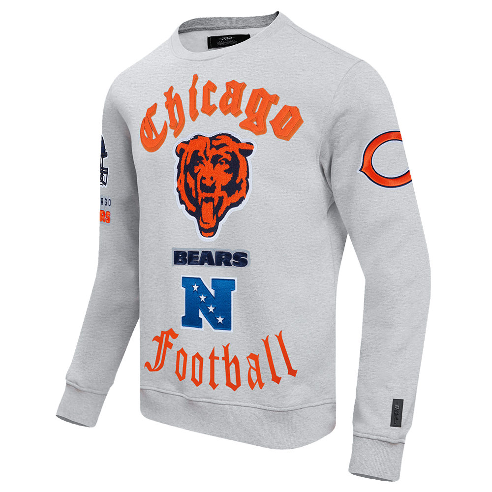 SUDADERA DE CUELLO REDONDO NFL CHICAGO BEARS OLD ENGLISH