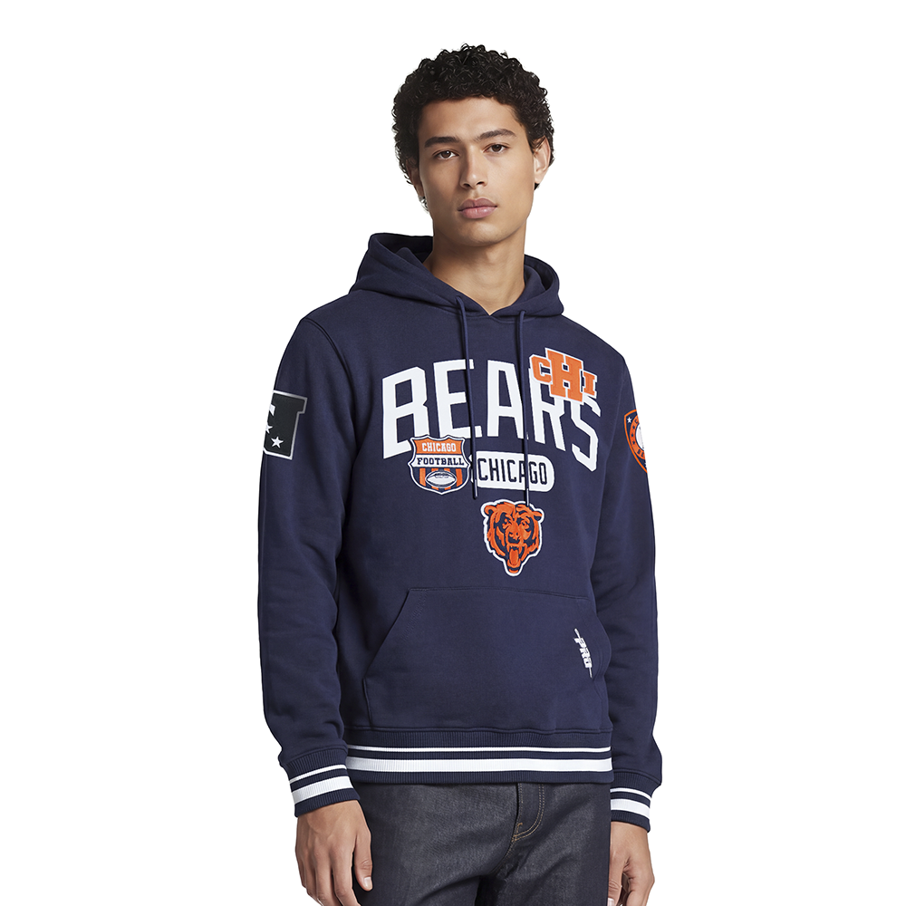 SUDADERA CON GORRO NFL CHICAGO BEARS LETTERMAN