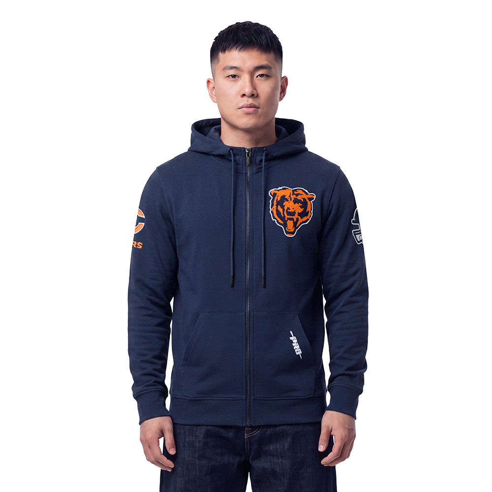 SUDADERA CON CIERRE NFL CHICAGO BEARS CLASSIC CHENILLE