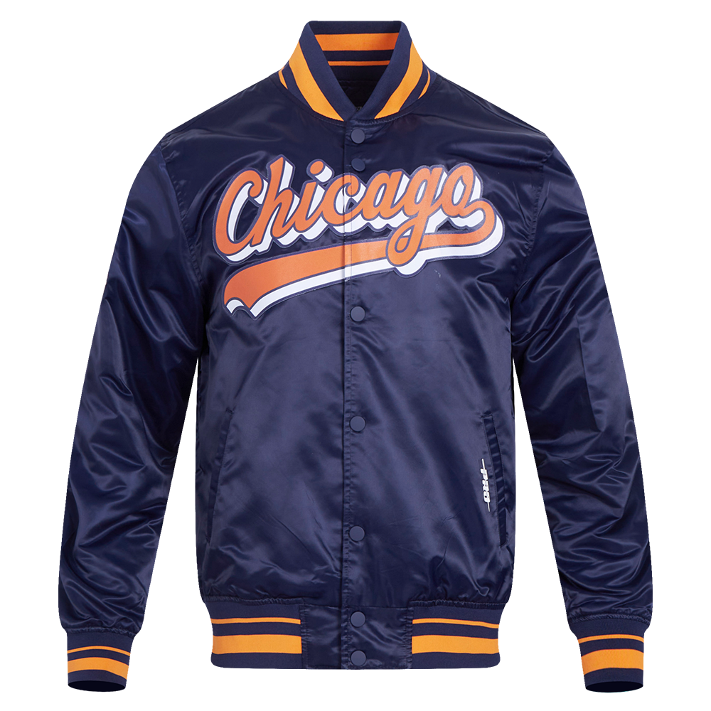 CHAMARRA DE SATÍN NFL CHICAGO BEARS SCRIPT TAIL