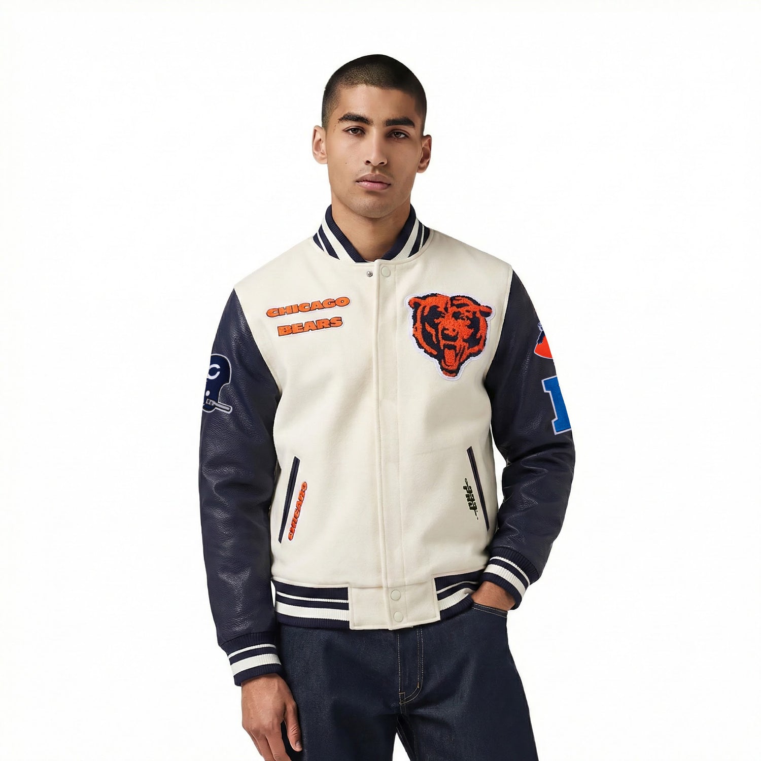 CHAMARRA UNIVERSITARIA NFL CHICAGO BEARS RETRO CLASSICS