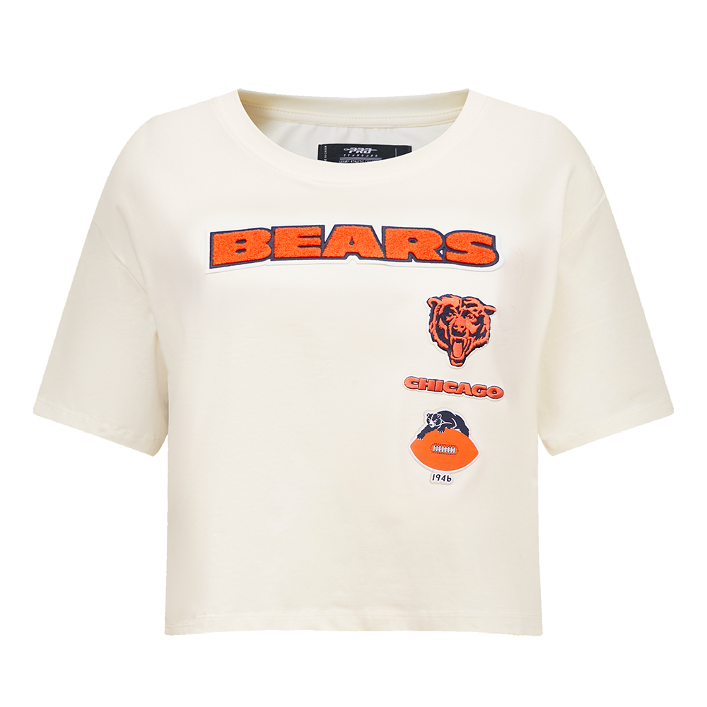 PLAYERA CROP NFL CHICAGO BEARS RETRO CLASSICS PARA MUJER