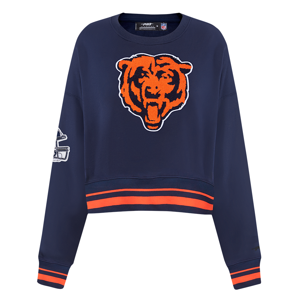 SUDADERA DE CUELLO REDONDO NFL CHICAGO BEARS MASH UP PARA MUJER