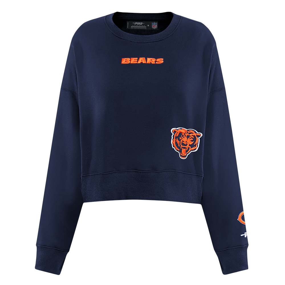 SUDADERA DE CUELLO REDONDO NFL CHICAGO BEARS WINGSPAN PARA MUJER