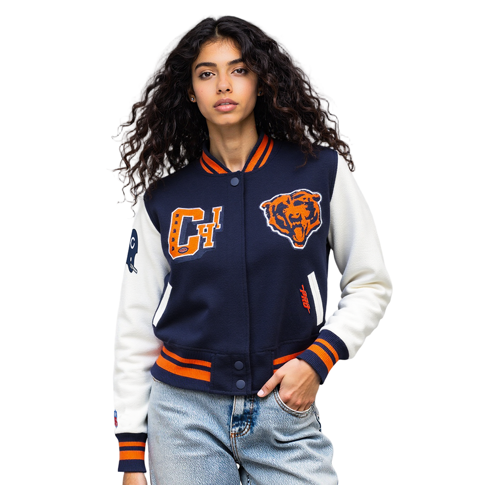 CHAMARRA UNIVERSITARIA NFL CHICAGO BEARS BEST OF PARA MUJER
