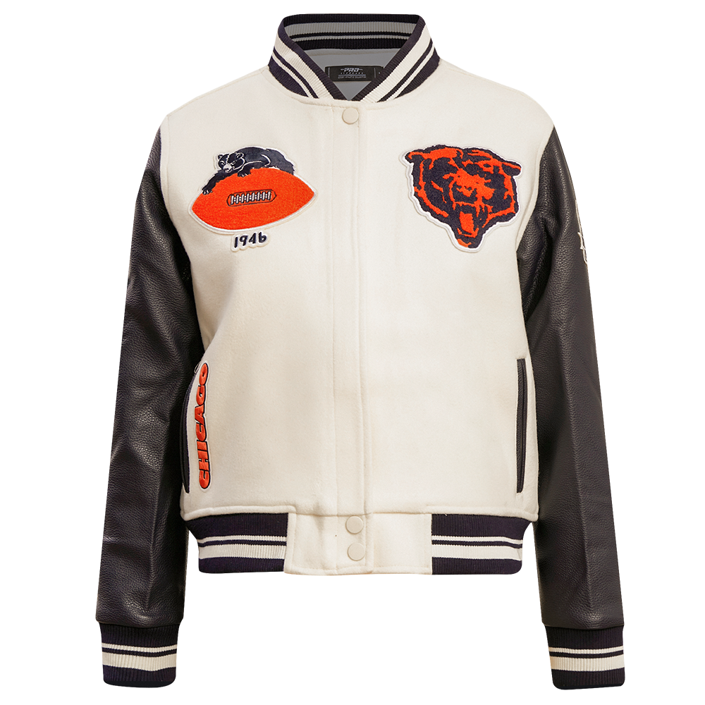CHAMARRA UNIVERSITARIA NFL CHICAGO BEARS RETRO CLASSICS PARA MUJER