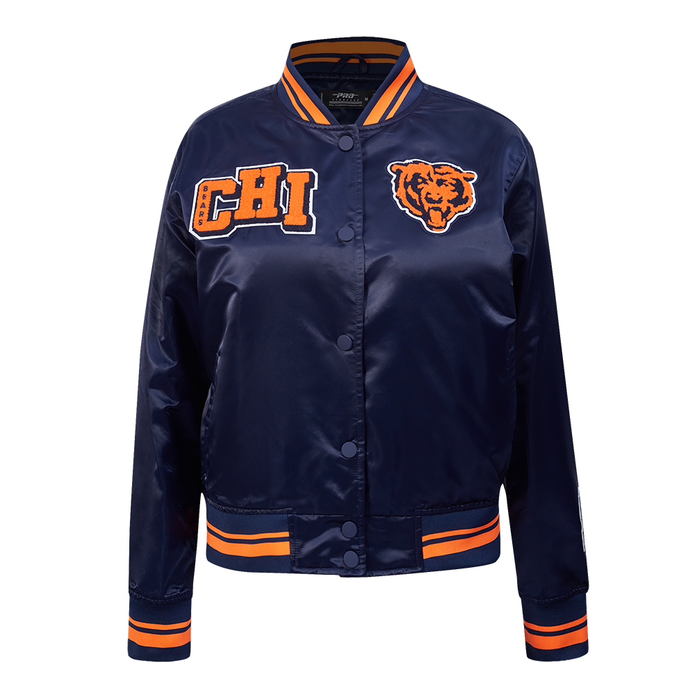 CHAMARRA DE SATÍN NFL CHICAGO BEARS MASH UP PARA MUJER