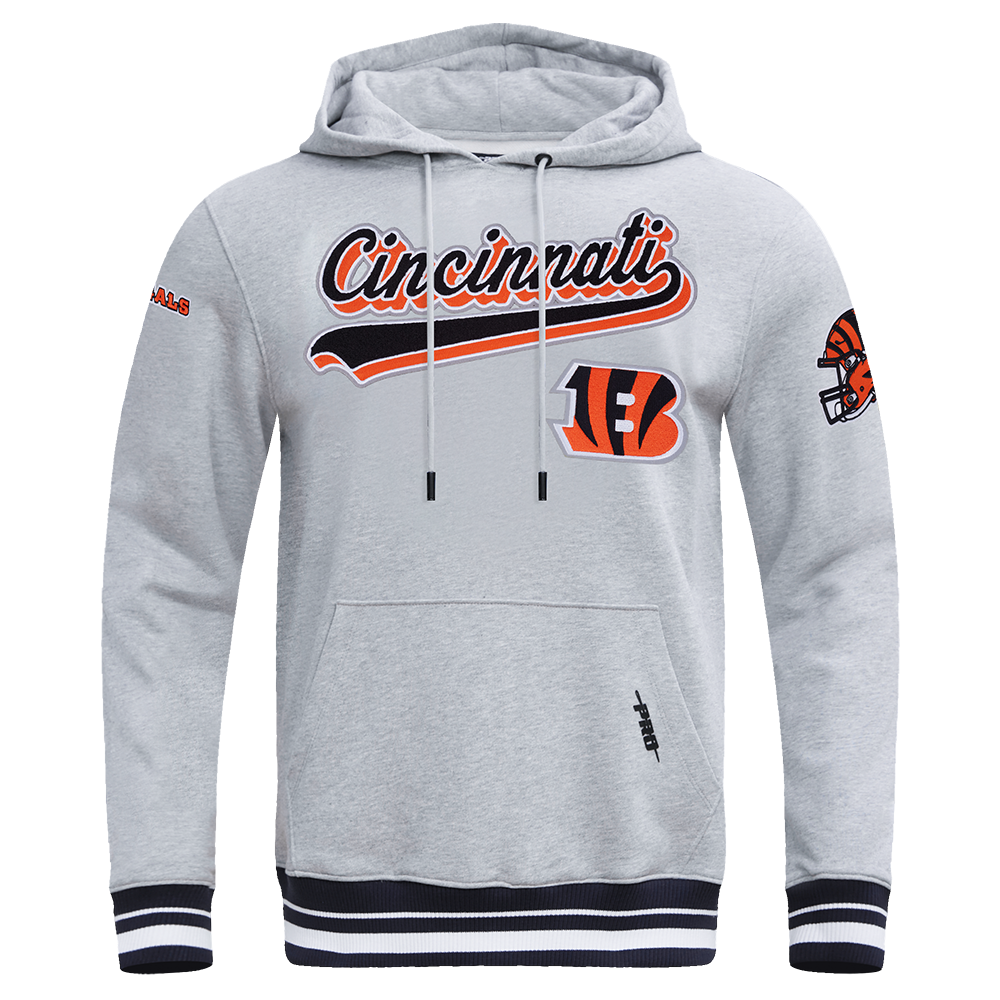 SUDADERA CON GORRO NFL CINCINNATI BENGALS SCRIPT TAIL