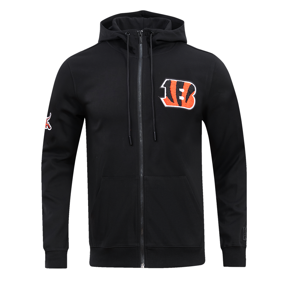 SUDADERA CON CIERRE NFL CINCINNATI BENGALS CLASSIC CHENILLE