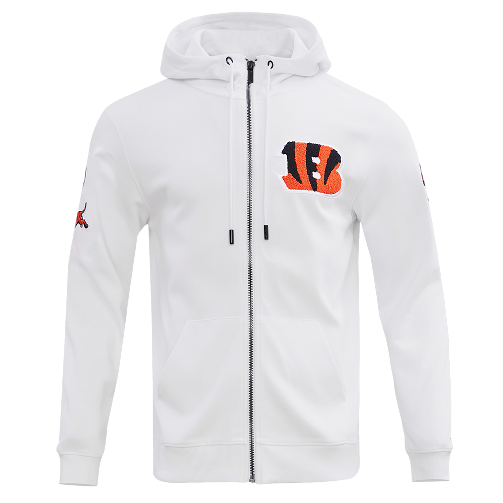 SUDADERA CON CIERRE NFL CINCINNATI BENGALS CLASSIC CHENILLE