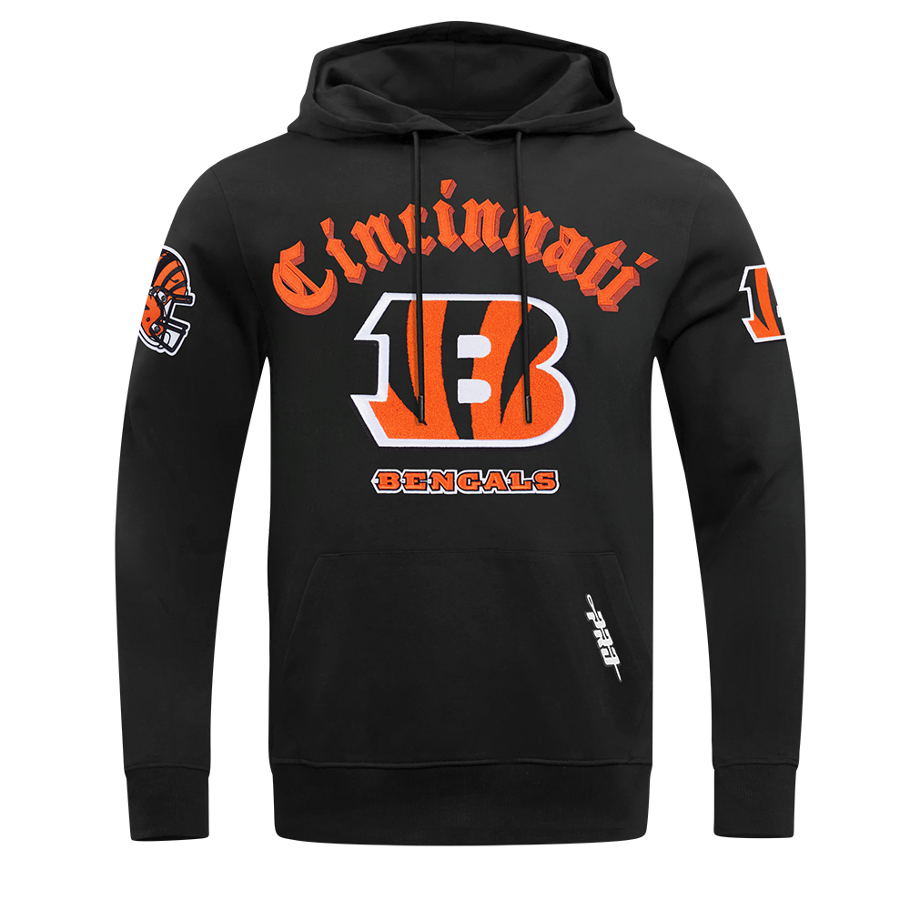 SUDADERA CON GORRO NFL CINCINNATI BENGALS OLD ENGLISH