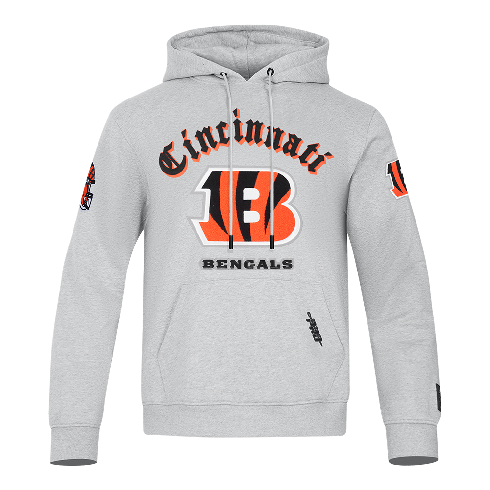 SUDADERA CON GORRO NFL CINCINNATI BENGALS OLD ENGLISH