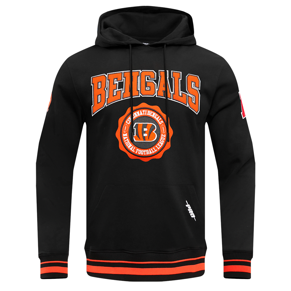 SUDADERA CON GORRO NFL CINCINNATI BENGALS CREST EMBLEM