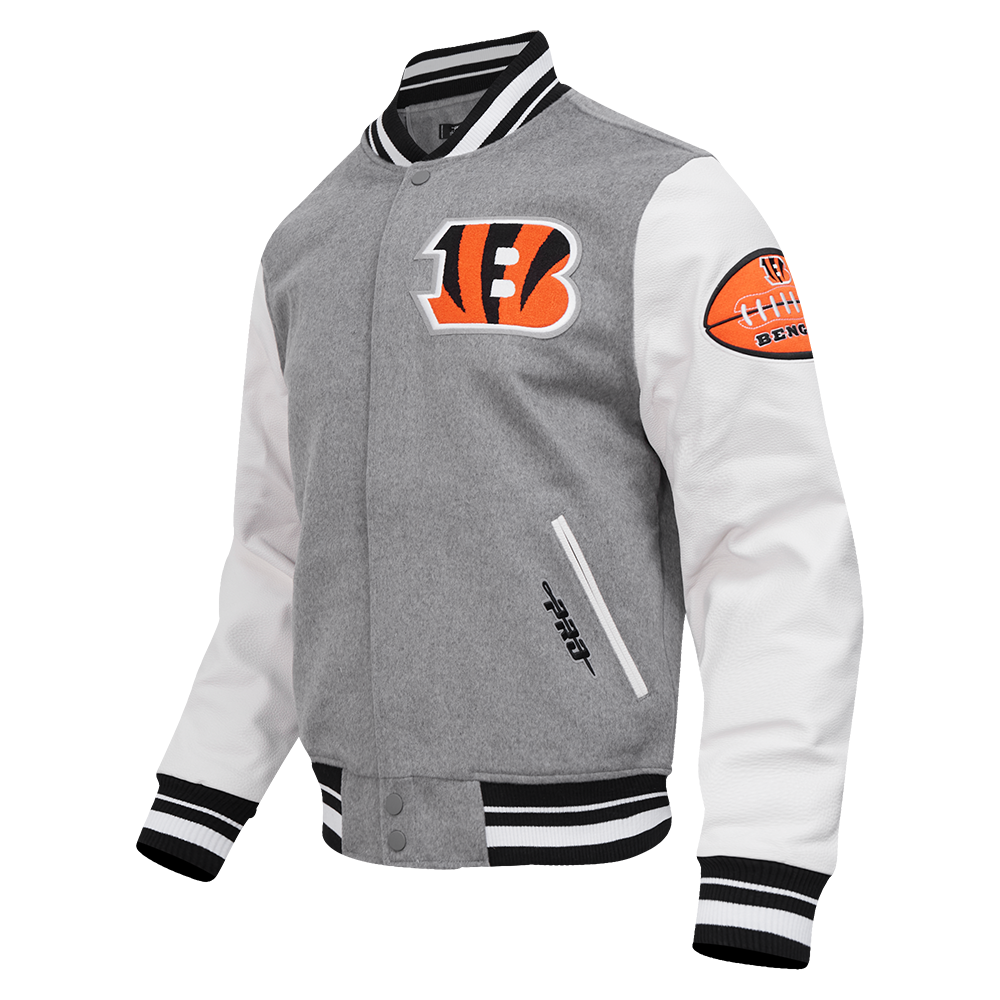 CHAMARRA UNIVERSITARIA NFL CINCINNATI BENGALS OLD ENGLISH