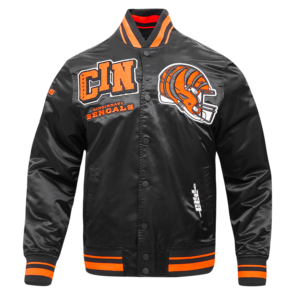 CHAMARRA DE SATÉN NFL CINCINNATI BENGALS MASH UP