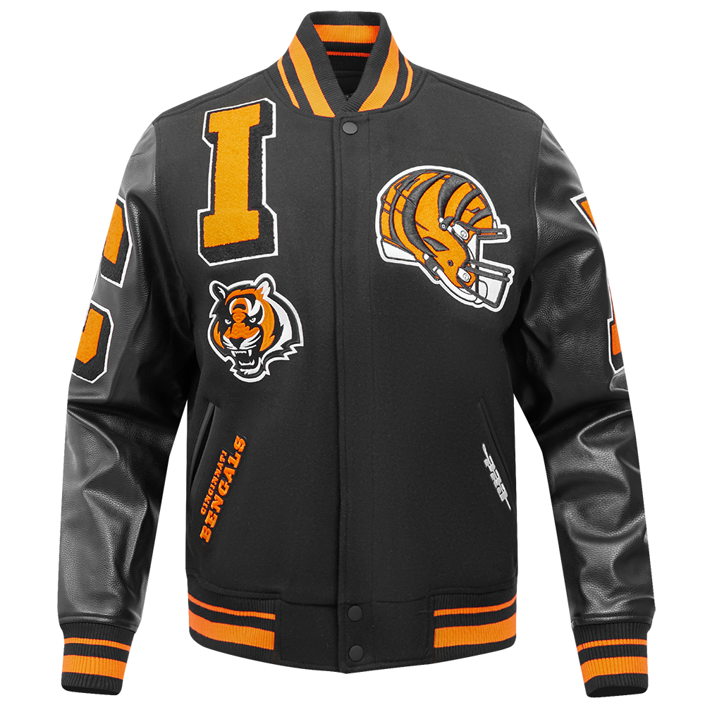 CHAMARRA UNIVERSITARIA NFL CINCINNATI BENGALS MASH UP