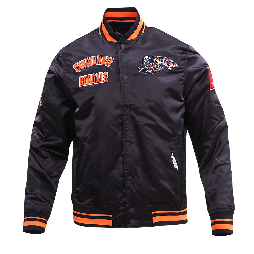 CHAMARRA DE SATÍN NFL CINCINNATI BENGALS RETRO CLASSICS