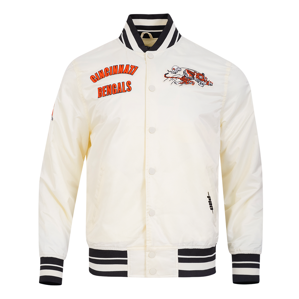 CHAMARRA DE SATÍN NFL CINCINNATI BENGALS RETRO CLASSICS