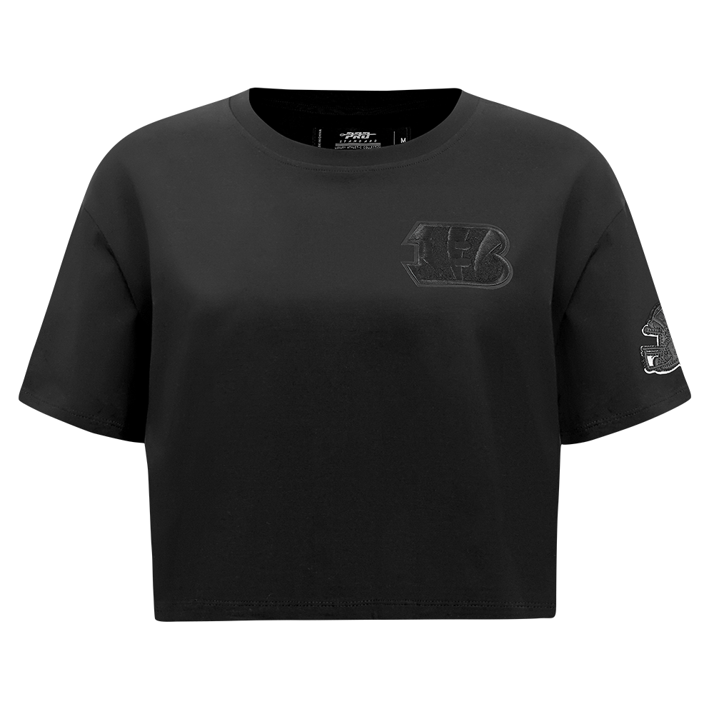 PLAYERA CROP NFL CINCINNATI BENGALS CLASSIC 3BK PARA MUJER