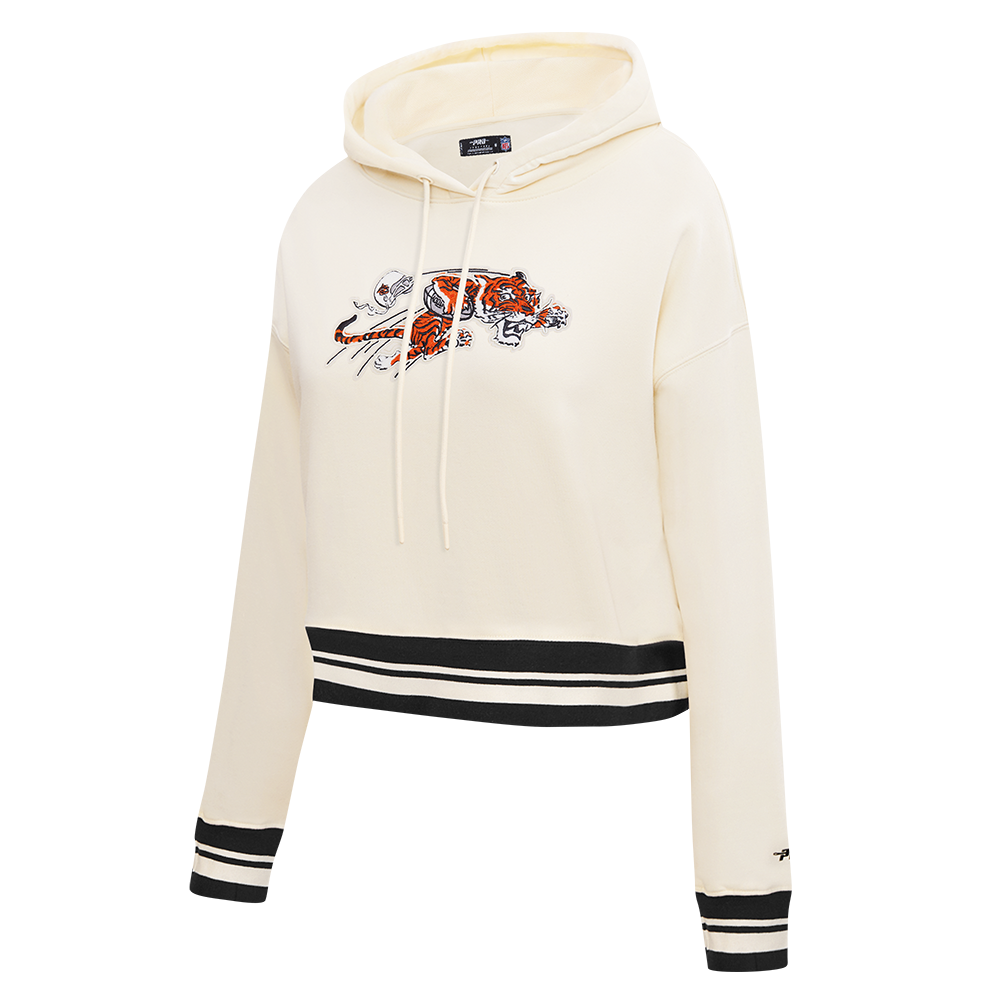 SUDADERA CON GORRO NFL CINCINNATI BENGALS RETRO CLASSICS PARA MUJER