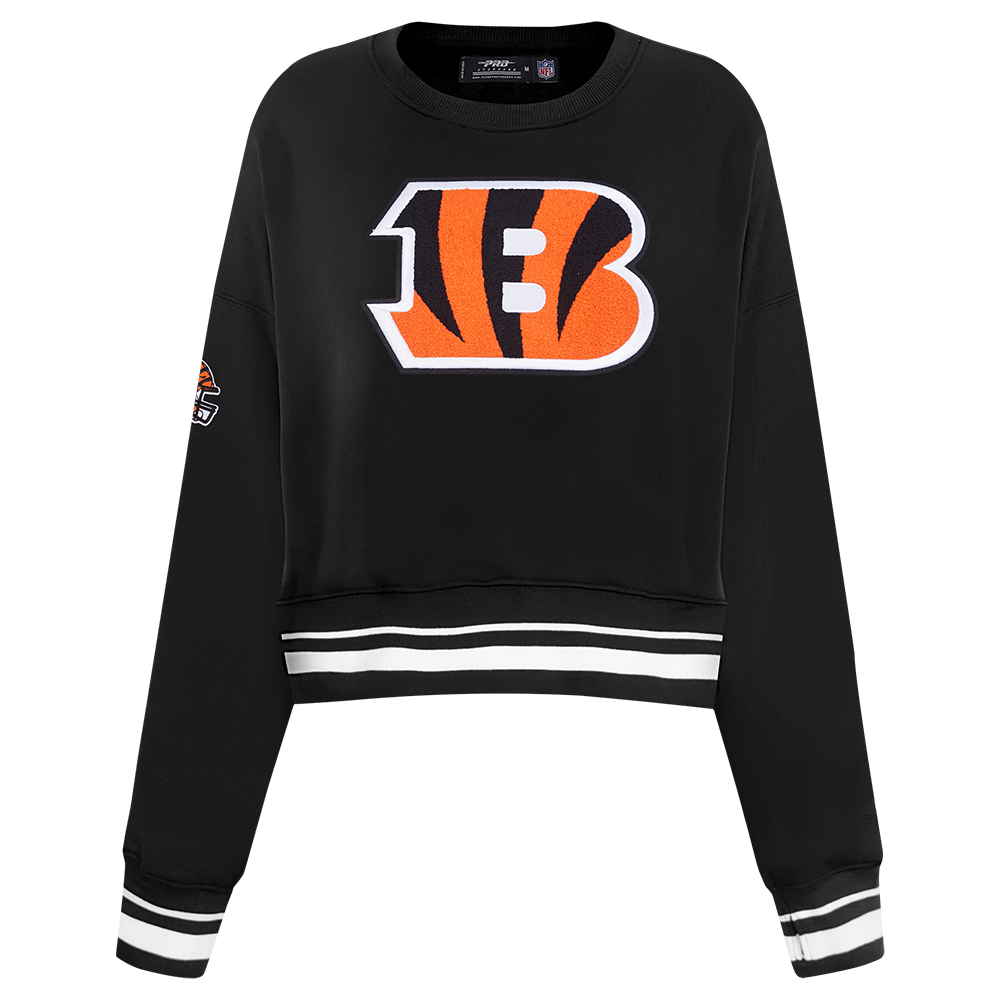 SUDADERA DE CUELLO REDONDO NFL CINCINNATI BENGALS MASH UP PARA MUJER