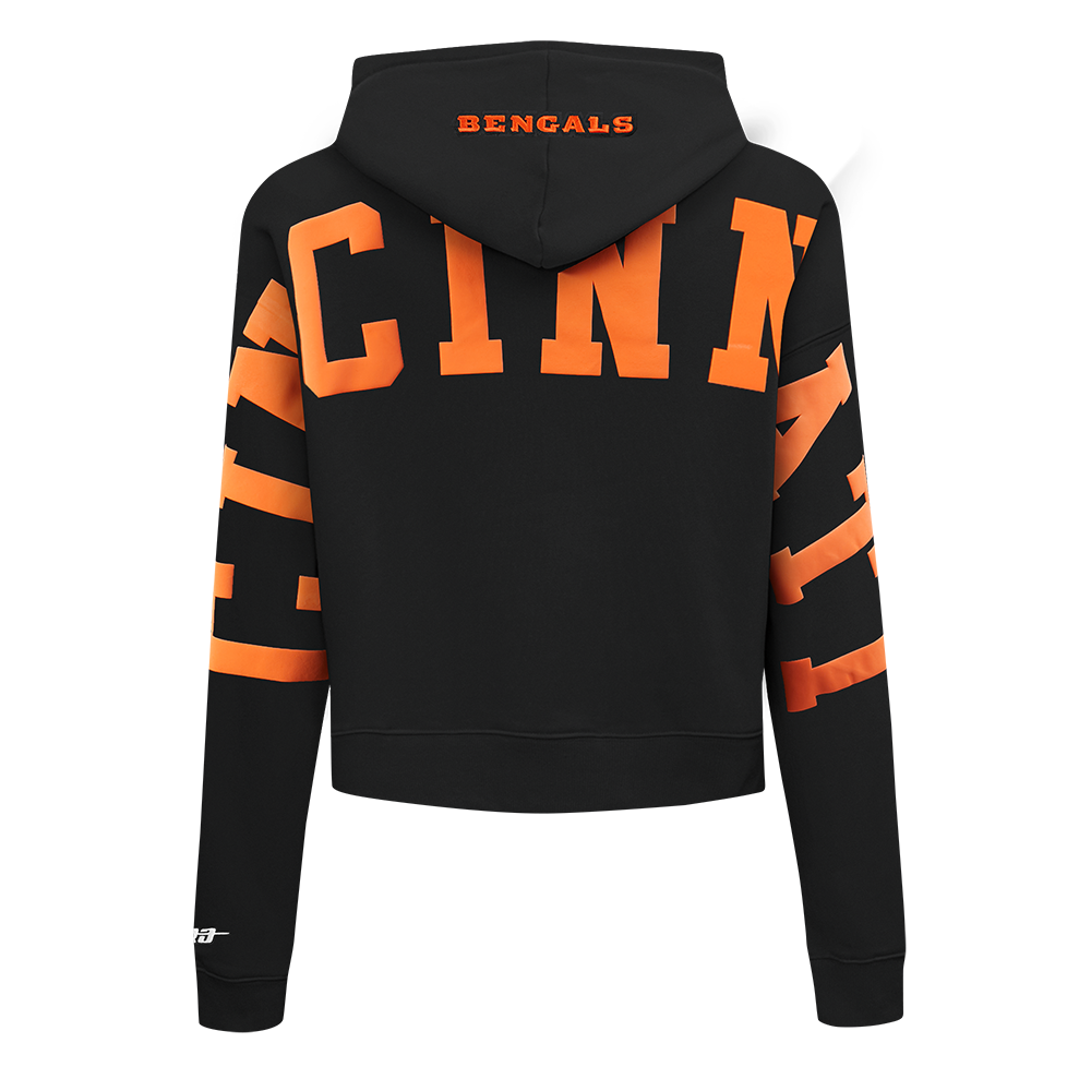SUDADERA CON GORRO NFL CINCINNATI BENGALS WINGSPAN PARA MUJER