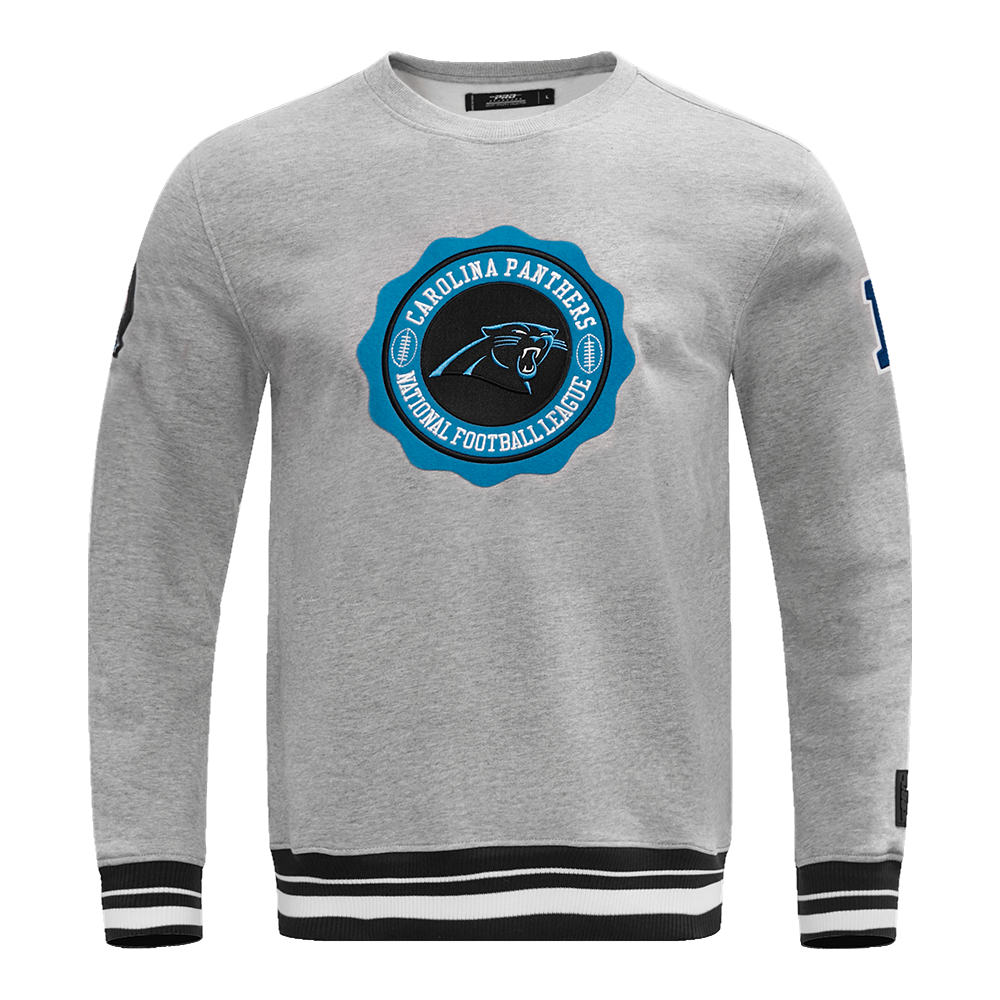 SUDADERA DE CUELLO REDONDO NFL CAROLINA PANTHERS CREST EMBLEM