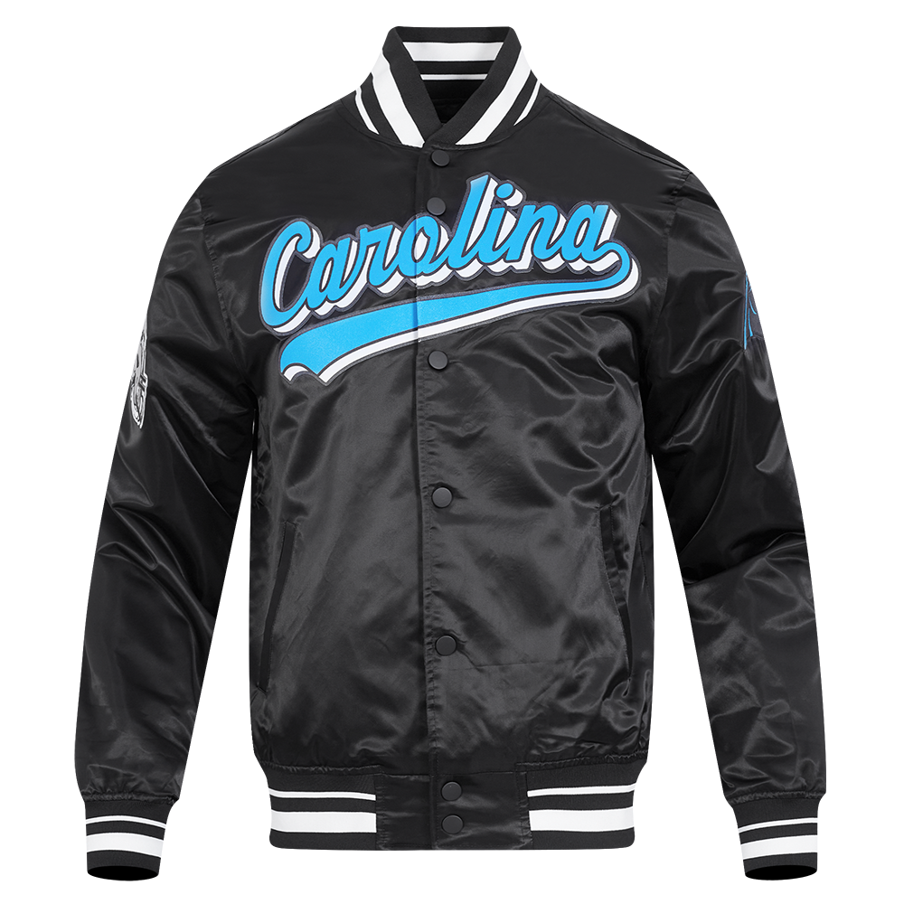CHAMARRA DE SATÍN NFL CAROLINA PANTHERS SCRIPT TAIL