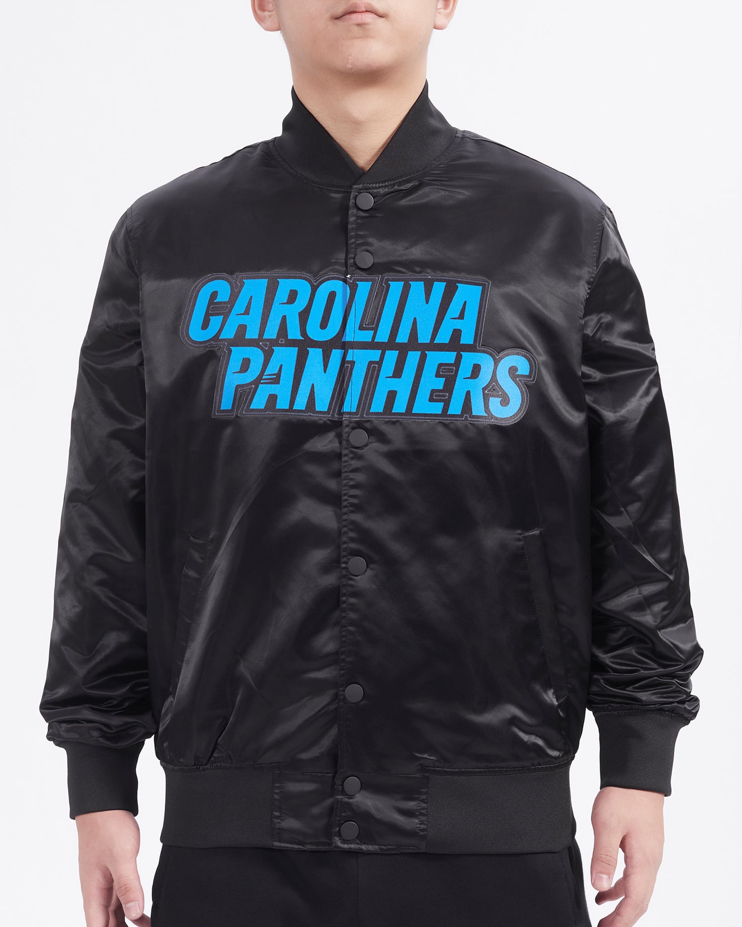 CHAMARRA DE SATÍN NFL CAROLINA PANTHERS CLASSIC SATIN
