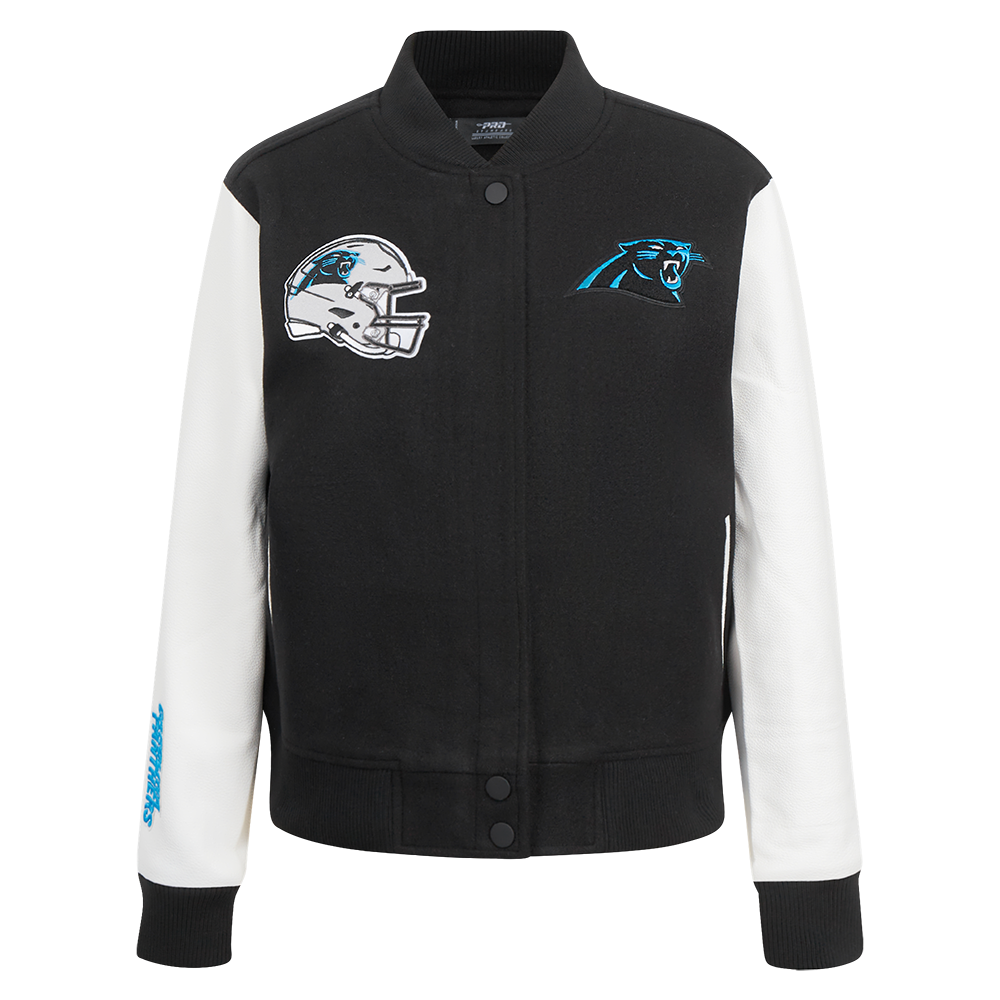 CHAMARRA UNIVERSITARIA NFL CAROLINA PANTHERS CLASSIC CHENILLE PARA MUJER