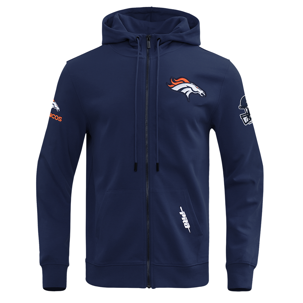SUDADERA CON CIERRE NFL DENVER BRONCOS CLASSIC CHENILLE