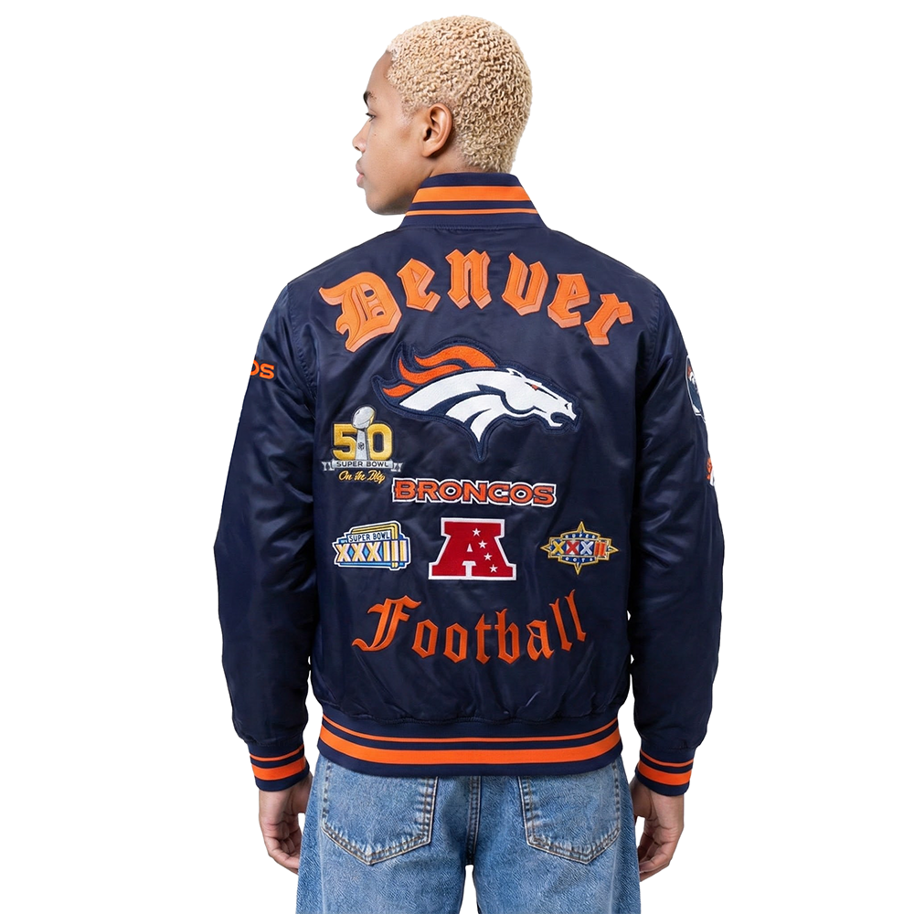 CHAMARRA NFL DENVER BRONCOS OLD ENGLISH