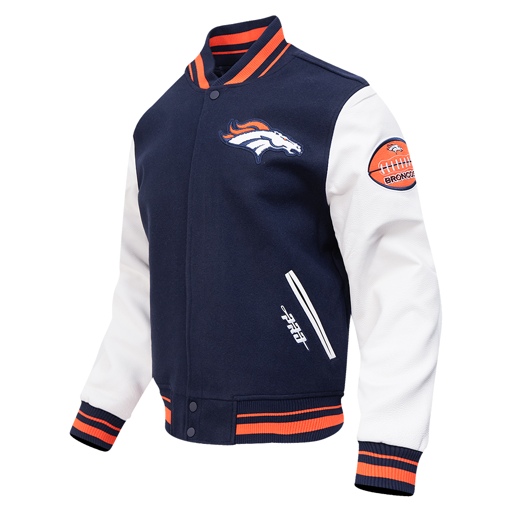 CHAMARRA UNIVERSITARIA NFL DENVER BRONCOS OLD ENGLISH