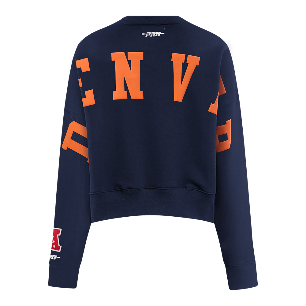SUDADERA DE CUELLO REDONDO NFL DENVER BRONCOS WINGSPAN PARA MUJER