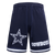 SHORTS DE BASQUETBOL NFL DALLAS COWBOYS CLASSIC CHENILLE