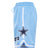 SHORTS DE BASQUETBOL NFL DALLAS COWBOYS CLASSIC CHENILLE