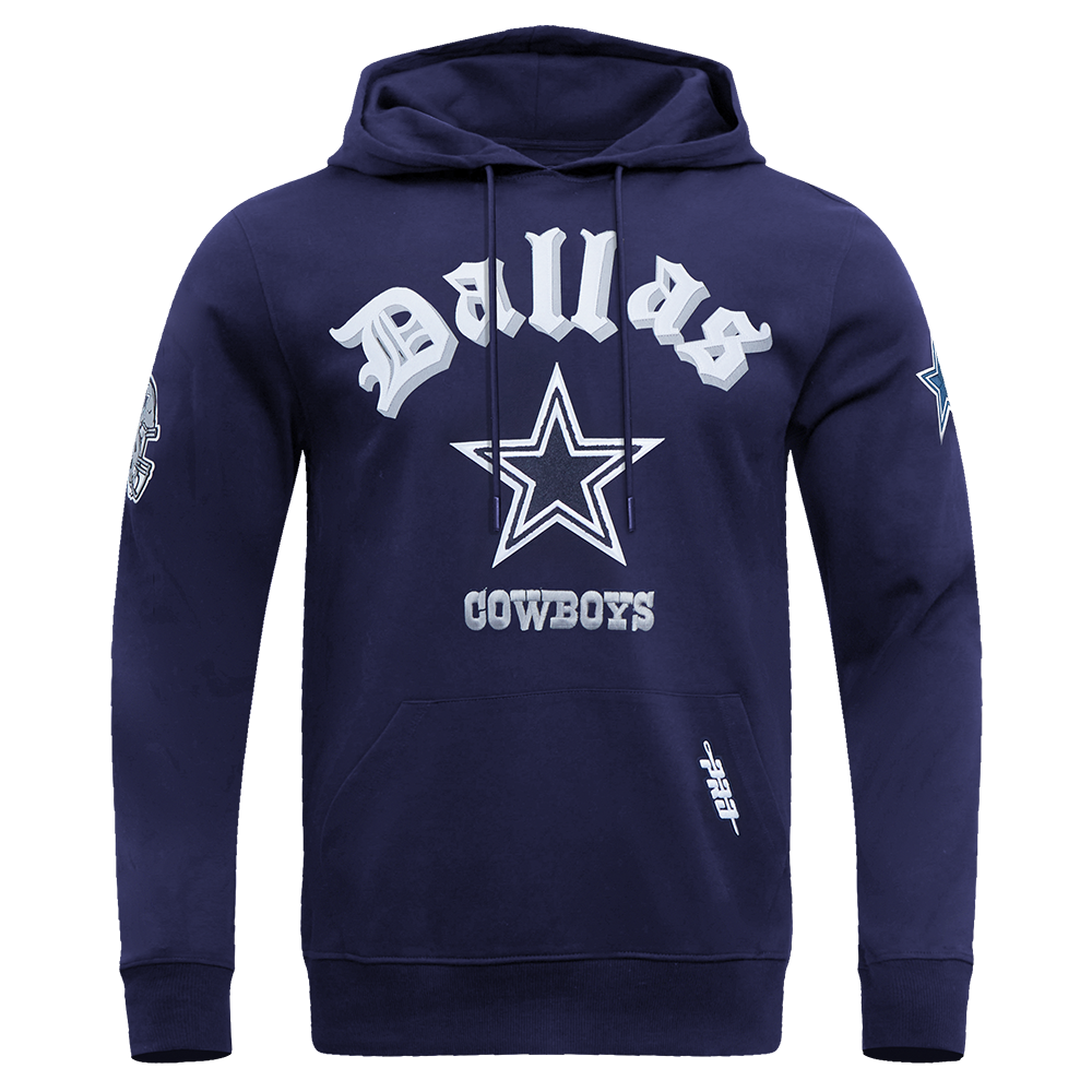 SUDADERA CON GORRO NFL DALLAS COWBOYS OLD ENGLISH