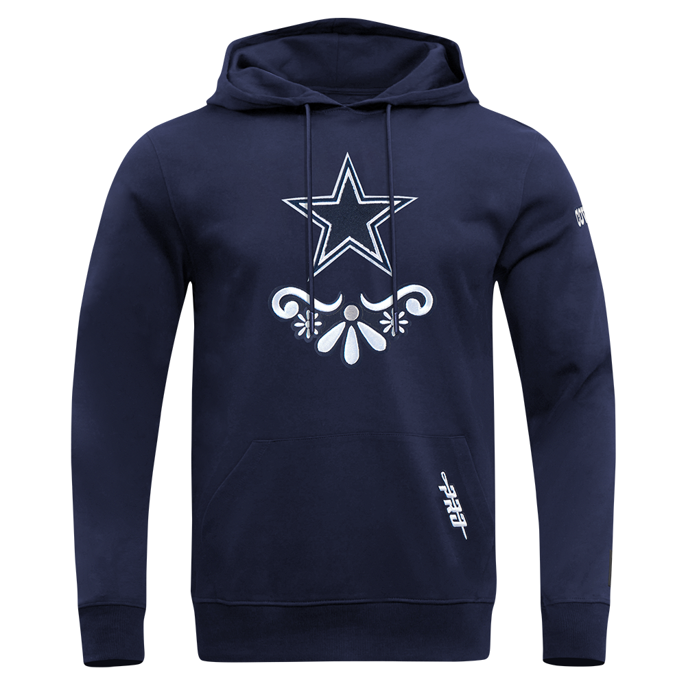 SUDADERA CON GORRO NFL DALLAS COWBOYS SUGAR SKULL