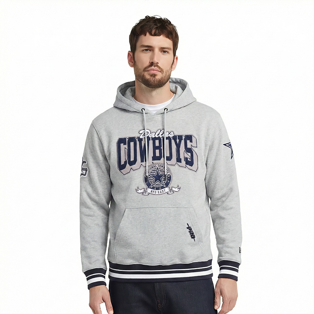 SUDADERA CON GORRO NFL DALLAS COWBOYS TEAM BADGE