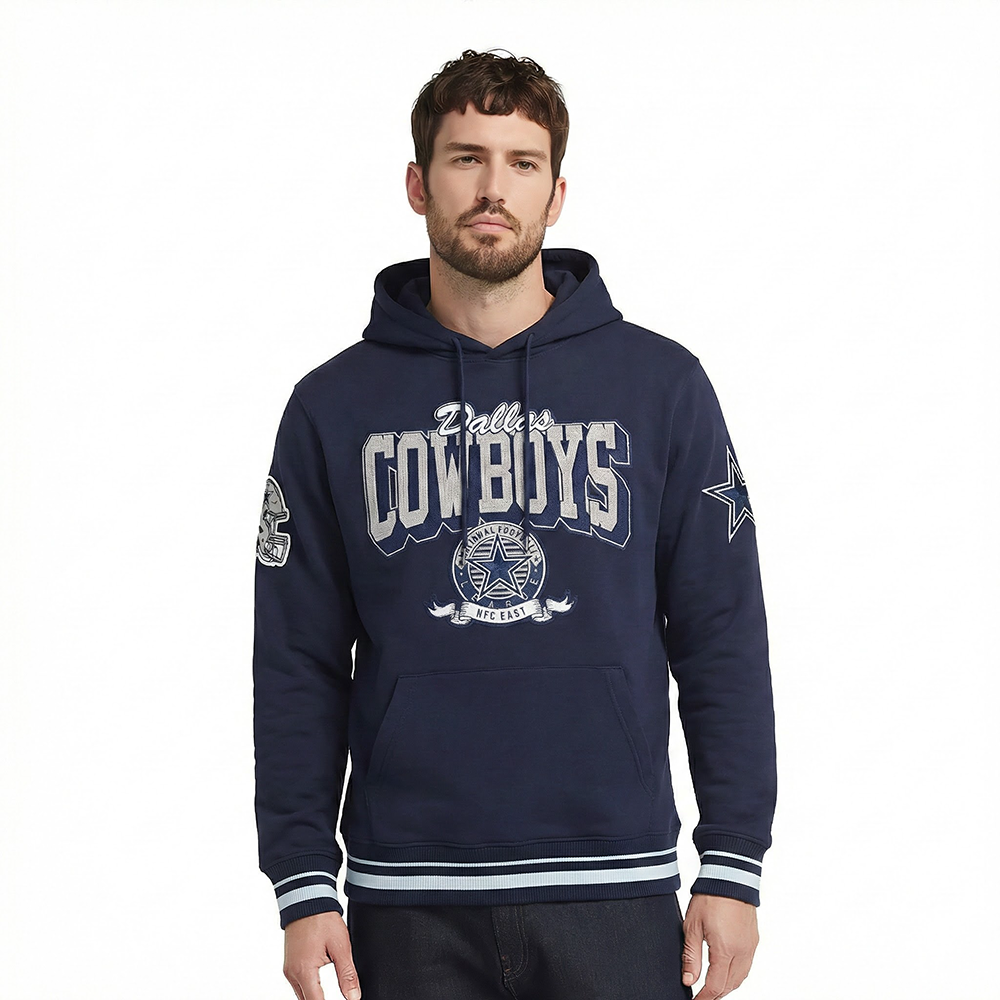 SUDADERA CON GORRO NFL DALLAS COWBOYS TEAM BADGE