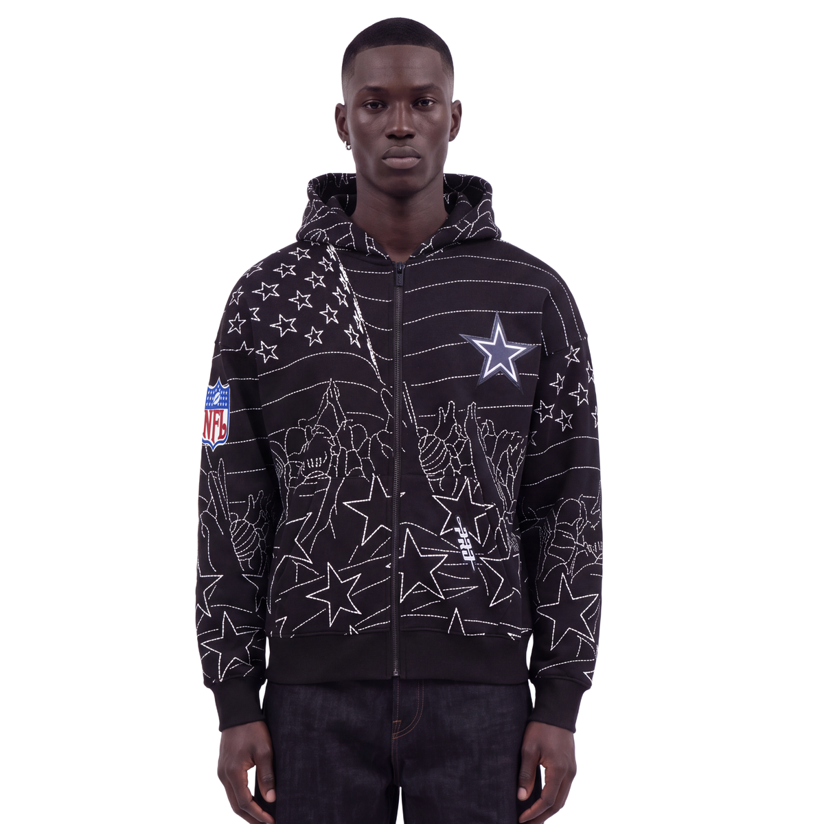 SUDADERA CON CIERRE NFL DALLAS COWBOYS PRO PREMIUM