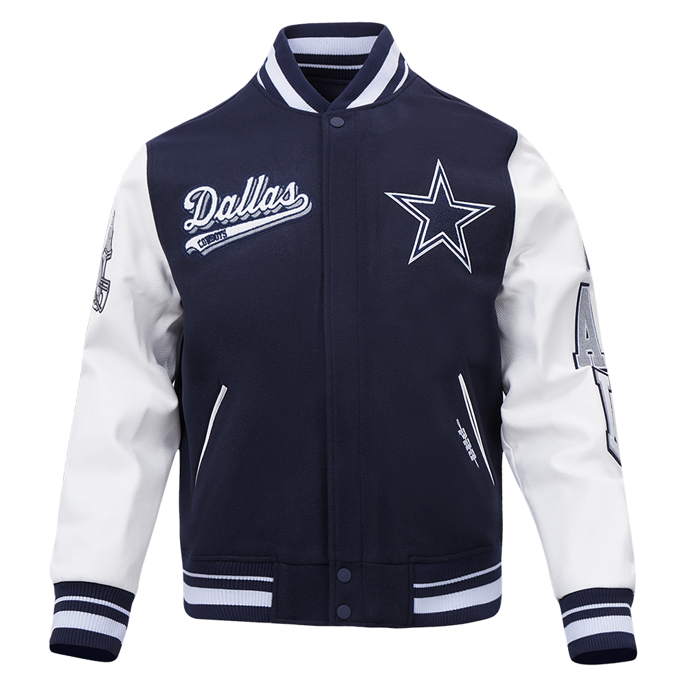 CHAMARRA UNIVERSITARIA NFL DALLAS COWBOYS SCRIPT TAIL