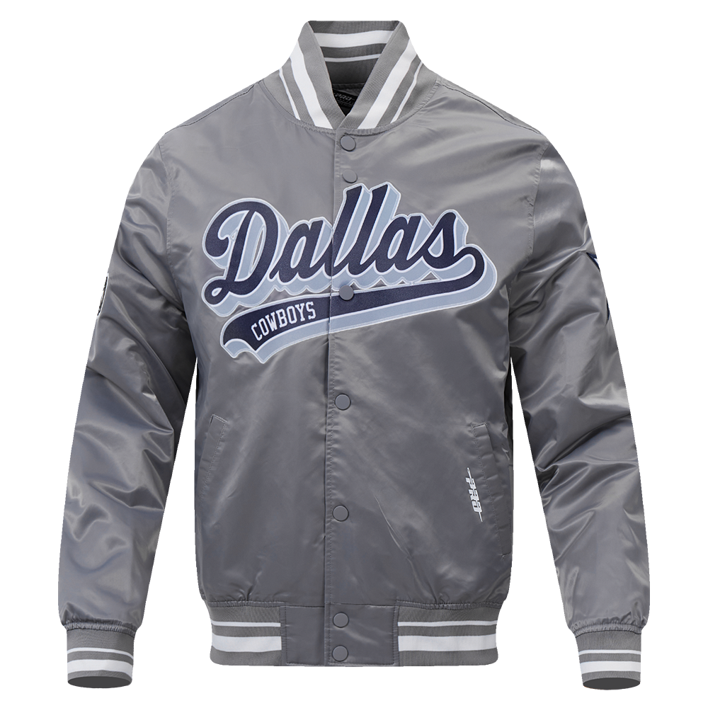 CHAMARRA DE SATÍN NFL DALLAS COWBOYS SCRIPT TAIL