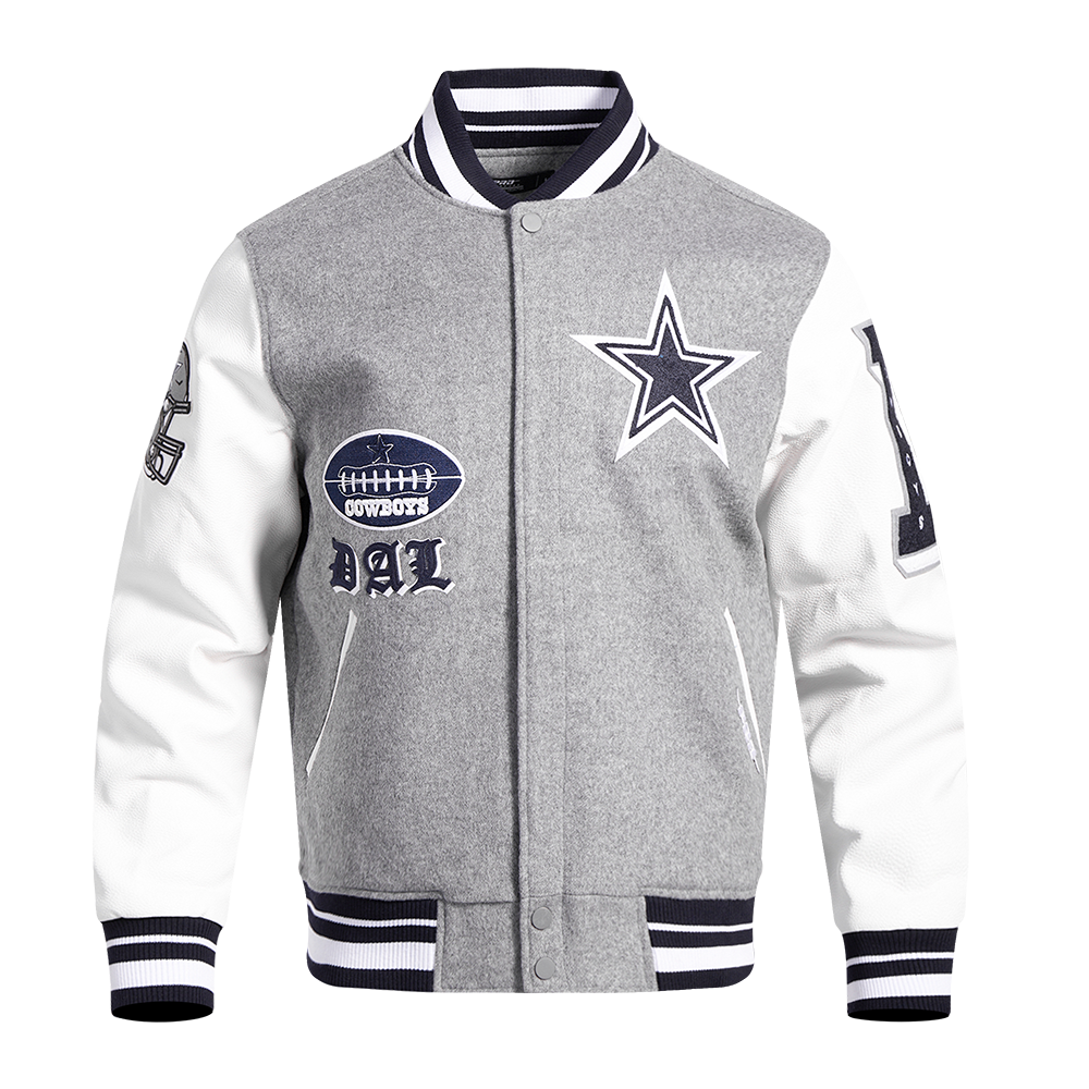 CHAMARRA UNIVERSITARIA NFL DALLAS COWBOYS OLD ENGLISH