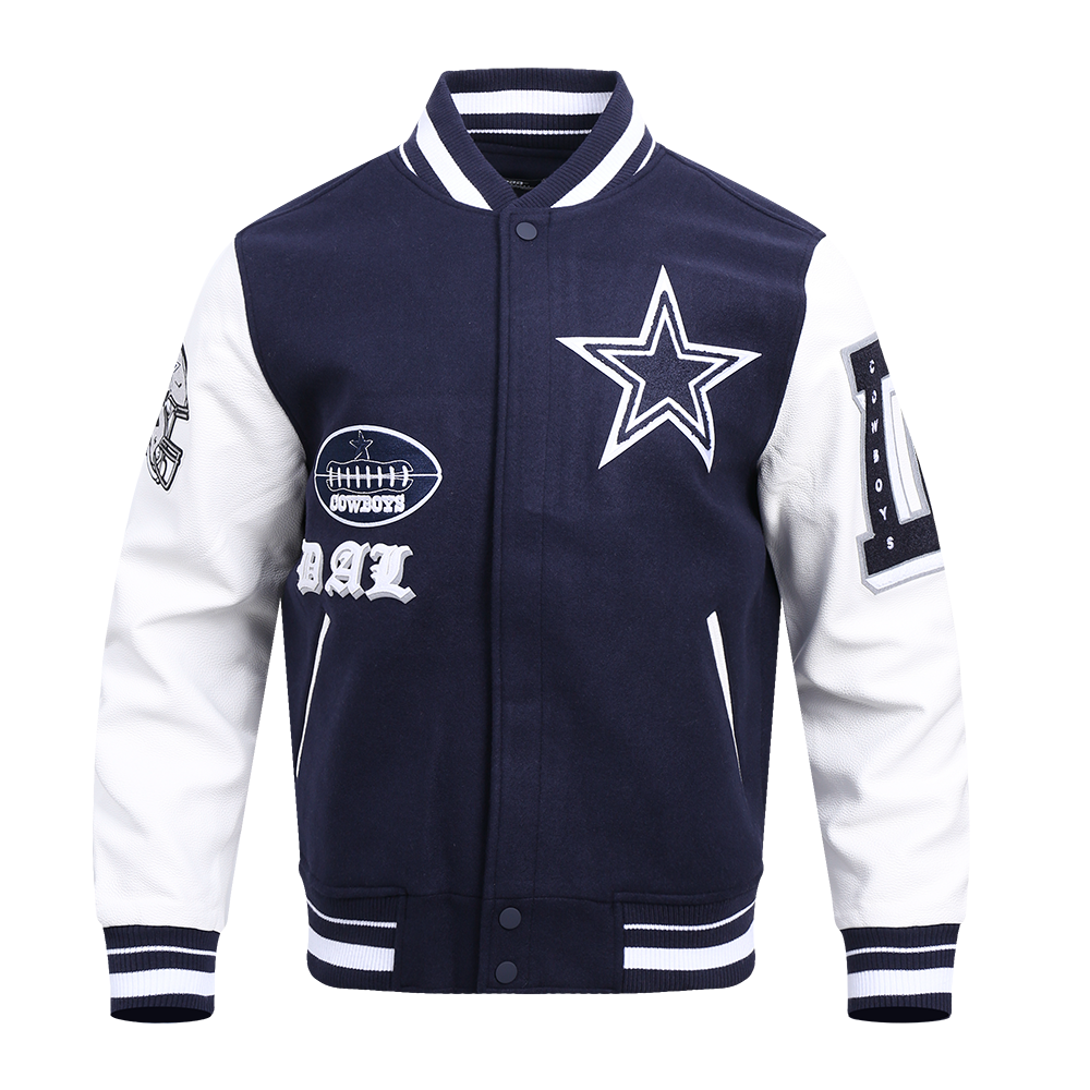 CHAMARRA UNIVERSITARIA NFL DALLAS COWBOYS OLD ENGLISH
