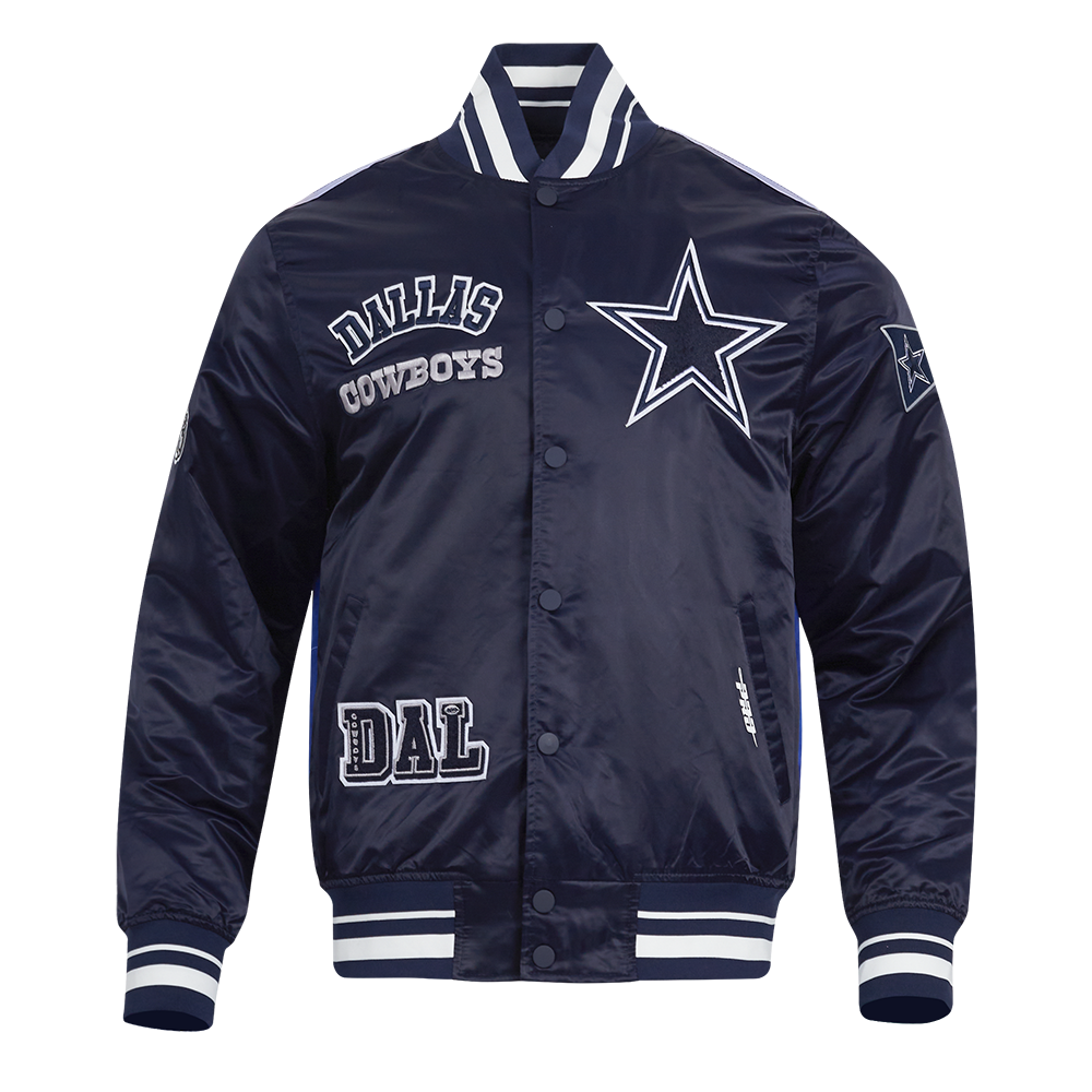 CHAMARRA DE SATÍN NFL DALLAS COWBOYS SUBLIMATED SATIN JACKET