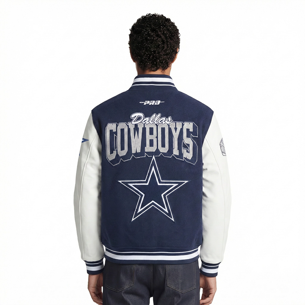 CHAMARRA UNIVERSITARIA NFL DALLAS COWBOYS TEAM BADGE