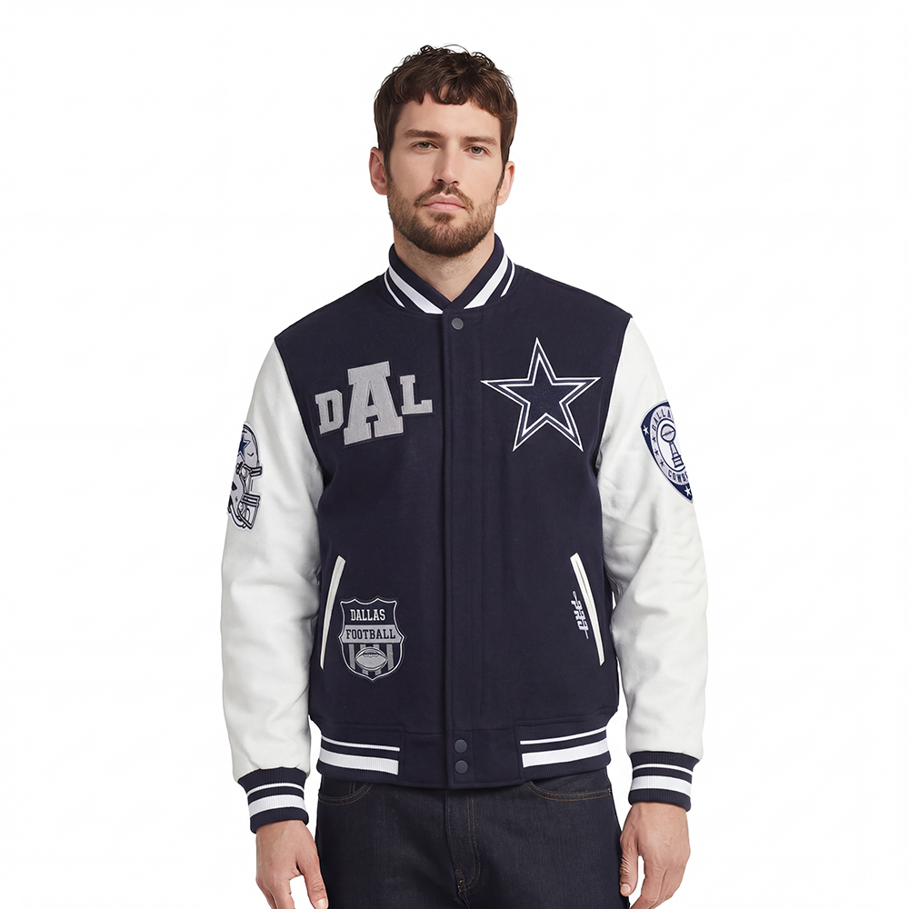 CHAMARRA UNIVERSITARIA NFL DALLAS COWBOYS LETTERMAN