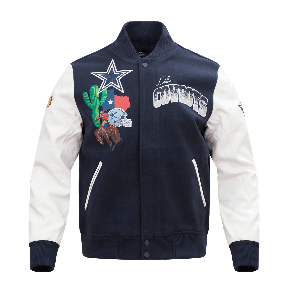 CHAMARRA UNIVERSITARIA NFL DALLAS COWBOYS HOME TOWN